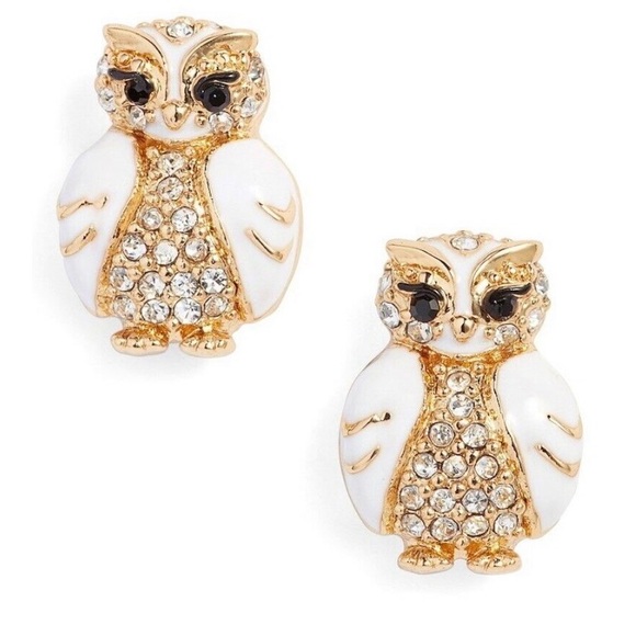 New! Kate Spade New York Earrings Star Bright Owl - Picture 2 of 7